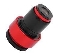 Naroote Oculaire de Microscope, visibilité Réglable à Point élevé, Lentille de 30mm pour Utilisation en Laboratoire, Corps Métallique, 1 unité (Rouge)