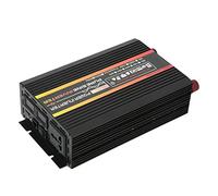 Naroote Onduleur à Onde Sinusoïdale Pure 1500W avec Protection de sécurité pour Yacht RV 220V AC en Alliage D'aluminium 23.3x15x7cm (DC12V)