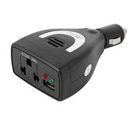 Naroote Onduleur de Puissance de Voiture Petit Portable 75W DC12V à AC 220V Adaptateur de Chargeur USB pour Le Travail sur Le Terrain en Voyage