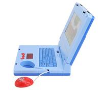 Naroote Ordinateur Portable pour Tout-Petit, Les Enfants Apprenant Les Ordinateurs à la Musique de la Musique électronique Cognitive pour Enfants (Souris Bleue Non rétractable)