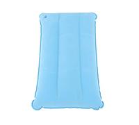 Naroote Oreiller Gonflable, Oreiller Gonflable de Conception de Buse d'air Portable avec Tissu floqué, pour la Pause Déjeuner au Bureau, Le Repos en Plein Air, Les Voyages et Le Camping (Bleu Ciel)