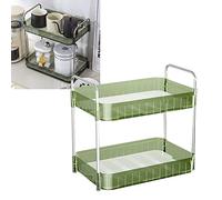 Naroote Organisateur de Station de Tasse, Structure Robuste, Support de Séchage de Tasse de Grande capacité, Conception Rehaussante de Résistance aux Chutes avec Bac de Vidange pour Cuisine (Vert