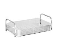 Naroote Organisateur de Station de Tasse, Structure Robuste, Support de Séchage de Tasse de Grande capacité, Conception Rehaussante de Résistance aux Chutes avec Bac de Vidange pour Cuisine (Blanc