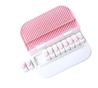 Naroote Outil Artisanal de Perforation de Trous D'alphabet pour Projets de Papier de Bricolage, Conception Manuelle pour des Conceptions Personnalisées, Matière Plastique Durable, 1 unité