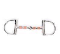 Naroote Outil de Cheval de Mors de Dee d'acier Inoxydable avec des Rouleaux de Cuivre pour Les Amateurs D'équitation