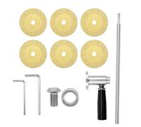 Naroote Outil de Coupe de Tuyau en PVC avec Coupe-tuyau Intérieur avec Compteur de Profondeur Réglable, Tige Hexagonale de 1/4 Po pour les Réparations de Plomberie des Systèmes CVC