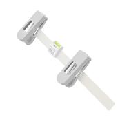 Naroote Outil de Nivellement pour Suspension D'images, Double Clips (GRAY) | Règle de Positionnement du Cadre, Pinces à Ressort Métalliques en Plastique ABS, échelle D'espacement, Miroirs, Horloges