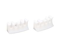 Naroote Outil D'épandage de Charge de Cordage de Badminton, Adaptateur de Dispersion de Pression sécurisé pour Cordage de Raquette Haute Tension, Plastique Durable, 2 Unités (White)