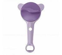Naroote Ouvre-bocal 4 en 1 en Acier Inoxydable, Pince Antidérapante pour Bocaux et Bouteilles, Ouvre-couvercle Réglable avec 3 Pinces pour la Cuisine et la Maison (PURPLE)