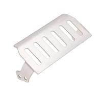 Naroote Panneau de Protection de Châssis Arrière, Plaque de Protection Arrière de Voiture RC en Alliage Haute Résistance, Panneau de au Design profilé, Idéal pour Voiture sur Chenilles VS4 10 1 10 RC