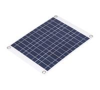 Naroote Panneau Solaire Solaire en Silicium Polycristallin 12 V, Chargeur à 3 Connexions avec Conception Efficace, Idéal pour les Voyages en Plein Air, Chargeur de Batterie de Voiture et Chargement de