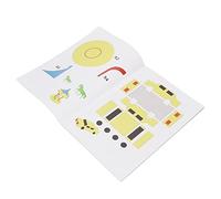 Naroote Papier à Dessin pour Imprimante 3D, 20 Feuilles de Pochoirs épais Colorés pour la créativité des Enfants et de la Famille