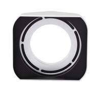 Naroote Pare-Soleil carré pour Fujifilm X100VI, Taille 39mm (Silver) | Alliage d\'aluminium, adaptateur magnétique, protection renforcée, éblouissement réduit