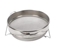 Naroote Passoire à Miel Télescopique Double Couche en Acier Inoxydable | Filtre à Miel : Tamis Double, Acier Thermorésistant, Ajustable, Nettoyage Facile, Apiculture Domestique, Compatible avec