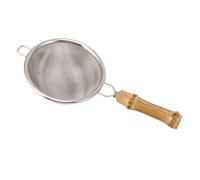 Naroote Passoire à thé en Acier Inoxydable, Grande capacité, Filtre Facile à Nettoyer pour Service à thé Kung Fu 5,9 X 2,9 Pouces (Bambou)