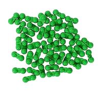 Naroote Perles de Cloche D'attraction Portatives à Double Hochet de Pêche pour Attirer Les Poissons, Hochets de Mer en Métal 50 Pièces pour Les Amateurs de Pêche à la Ligne (Green)