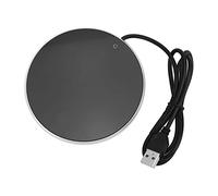 Naroote Petit Chauffe-Tasse à café Léger 55 °C, Chauffe-Bougie USB Intelligent pour la Maison et Le Bureau, Portable (Silver)