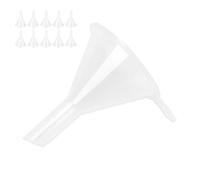 Naroote Petit Entonnoir Transparent Précis, Ensemble de 10 Outils Polyvalents pour Liquides Parfums, Matériau ABS