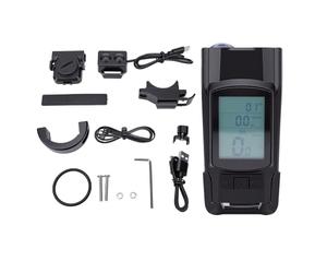 Naroote Phare D'ordinateur de Vélo, écran 2,4 Pouces, Batterie 4000mAh | Compteur de Vitesse de Cyclisme sans Fil, Klaxon de Vélo, compatibilité avec Montage sur Guidon, Utilisation en Banlieue,