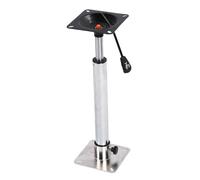 Naroote Piédestal de Siège de Bateau, Hauteur Réglable de 21,65 à 29,53 Pouces, Base Amovible en Acier Inoxydable, élévation Pneumatique Pivotante à 360 Degrés pour Yacht, Bateau de Pêche, Camping-car