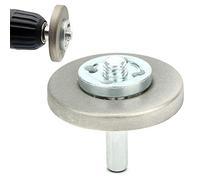 Naroote Pierre à Aiguiser en Acier Inoxydable, Pierre à Aiguiser Durable pour Couteau, Diamètre 5.6cm, Grain 360, Outil Quotidien Pratique (600 grains)