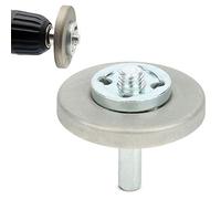 Naroote Pierre à Aiguiser en Acier Inoxydable, Pierre à Aiguiser Durable pour Couteau, Diamètre 5.6cm, Grain 360, Outil Quotidien Pratique (800 mailles)