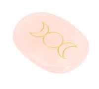 Naroote Pierre Apaisante, Aspect Lisse, Pierre de Souci Portable, Facile à Utiliser, Incluse pour Le Travail Scolaire à la Maison (Pink)