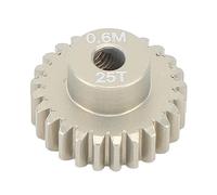 Naroote Pignon de Module 0,6, Fonctionnement Fluide, Longue Durée de Vie, Haute Résistance, Ajustement Universel, Antirouille, Alliage d'aluminium de 3,175 Mm pour Chenille 1/8 1/10 RC (#12)