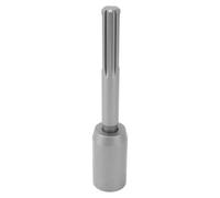 Naroote Pilote de Poteau en T, Pilon de Poteau de Clôture en Acier, Accessoire de Perceuse à Percussion avec Tige à 5 Puits, Longueur de 20 Cm, Idéal pour les Petits Panneaux Standard (30mm)