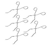 Naroote Pince à Creuset en Acier Inoxydable, Support de Pince, Résistant à la Corrosion pour la des Métaux, 5 Pièces