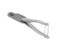Naroote Pince à étiquette D'oreille en Acier Inoxydable en Forme de U, Encoche D'oreille de Cochon, pour Outils D'élevage, pour Porcs, Moutons, Poignée Antidérapante, 5,9 X 1,8 Pouces