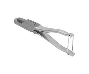 Naroote Pince à étiquette D'oreille en Acier Inoxydable en Forme de U, Encoche D'oreille de Cochon, pour Outils D'élevage, pour Porcs, Moutons, Poignée Antidérapante, 5,9 X 1,8 Pouces