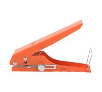 Naroote Pince à Poinçonner pour Bandes de Chant, Robuste, Perforatrice à un Trou pour Cartes en PVC, Outil Portatif chromé de 10 Mm Permettant D'économiser du Travail pour Cartes Bancaires, Film