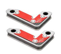 Naroote Pince de Soudage Magnétique Support Solide pour Outil de Positionnement de Soudage, 2 Pièces Fixateur Magnétique en Néodyme Fer Bore pour le et le Brasage, Idéal pour L'installation de Tuyaux,