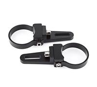 Naroote Pinces de Support de Tube LED, pour Cage à Rouleaux de Barre de Taureau, Rotation à 360 Degrés avec Tampons éponge pour Voiture, Camion, Véhicule Tout-terrain (1,5 pouces G1-1/2)