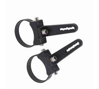 Naroote Pinces de Support de Tube LED, pour Cage à Rouleaux de Barre de Taureau, Rotation à 360 Degrés avec Tampons éponge pour Voiture, Camion, Véhicule Tout-terrain (2,5 pouces)