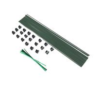 Naroote Piquet de Support pour Plantes en Acier Inoxydable, Piquet de Jardin Pliable, Recouvert de Plastique pour Plantes d'intérieur et d'extérieur comme Les Orchidées, Les Tomates et Les Pivoines