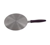 Naroote Plaque D'adaptation à Induction en Acier Inoxydable, Diffuseur de Chaleur Durable pour Cuisinières à Gaz et électriques avec Poignée Violette (20#)