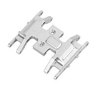 Naroote Plaque de Boîte de Vitesses RC, Surface Anodisée Légère Usinée CNC en Alliage d'aluminium pour SCX24 AXI90081 Voiture Télécommandée, Protection Durable Résistante à la Corrosion, (Argent S)