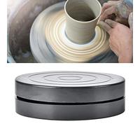 Naroote Plateau Tournant en Plastique Artisanal Fait à la Main pour Sculpture de Poterie en Céramique, Outil en Argile de 11.5/17.8cm pour les étudiants, 2 Styles Disponibles (plastique)