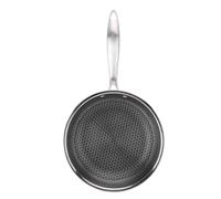 Naroote Poêle à Frire Antiadhésive en Acier Inoxydable, Chauffage Rapide pour un Usage Domestique Quotidien, Poêle Lavable au Lave-vaisselle pour des Repas Sains 316SUS (30cm)