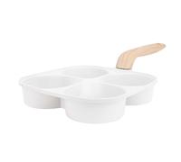 Naroote Poêle à Pancakes Multifonction 4 Pièces Antiadhésive Durable pour