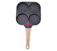 Naroote Poêle à œufs Antiadhésive Polyvalente, 4 Tasses, Poêle de Petit Déjeuner pour Crêpes, Facile à Nettoyer, pour la Cuisine Familiale