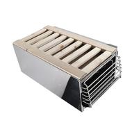 Naroote Poêle de Sauna en Acier Inoxydable, Chauffage à Haute efficacité pour Sauna Intérieur 3-6 m³ 230 V