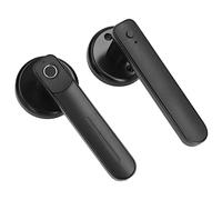 Naroote Poignée Biométrique Intelligente de Serrure de Porte D' Digitale sans clé pour des Bureaux D'appartements épaisseur de Porte de 30-65mm Noir