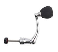 Naroote Poignée de Rechange de Moulinet de qualité Supérieure pour Les Amateurs de Pêche, Poignée de Moulinet Légère et Portable, Tronc Hexagonal en Métal, Bouton de Confortable en EVA, 2 Modèles