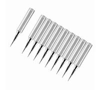 Naroote Pointe à Souder en Cuivre sans Oxygène 10 Pièces, Pointe de Fer à Souder Argentée de 43 Cm de Longueur, Stations de Soudage 900M-T-I sans Plomb pour le Soudage à Basse Température