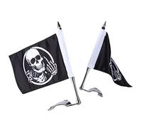 Naroote Polonais de Drapeau, Pôle de Pôle Extérieur Couvercle de de de de Mât de Mât avec Drapeau du Crâne L R de de Camion de Remplacement pour la Tournée d'alle