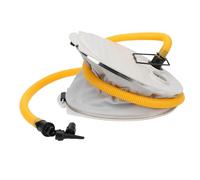 Naroote Pompe à Air à Pied Double Action Portable en Plastique Gonfleur Manuel pour Bateaux Gonflables Kayak Anneau de Natation adapté aux Valves Halkey Roberts 9 Pouces