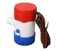 Naroote Pompe à Eau électrique, Pompe à Cale à Faible Bruit à Faible épreuve DC12V Semi-automatique Facile à Nettoyer 3/4 Pouces pour le Yacht pour les Systèmes de Drainage (500GPH)